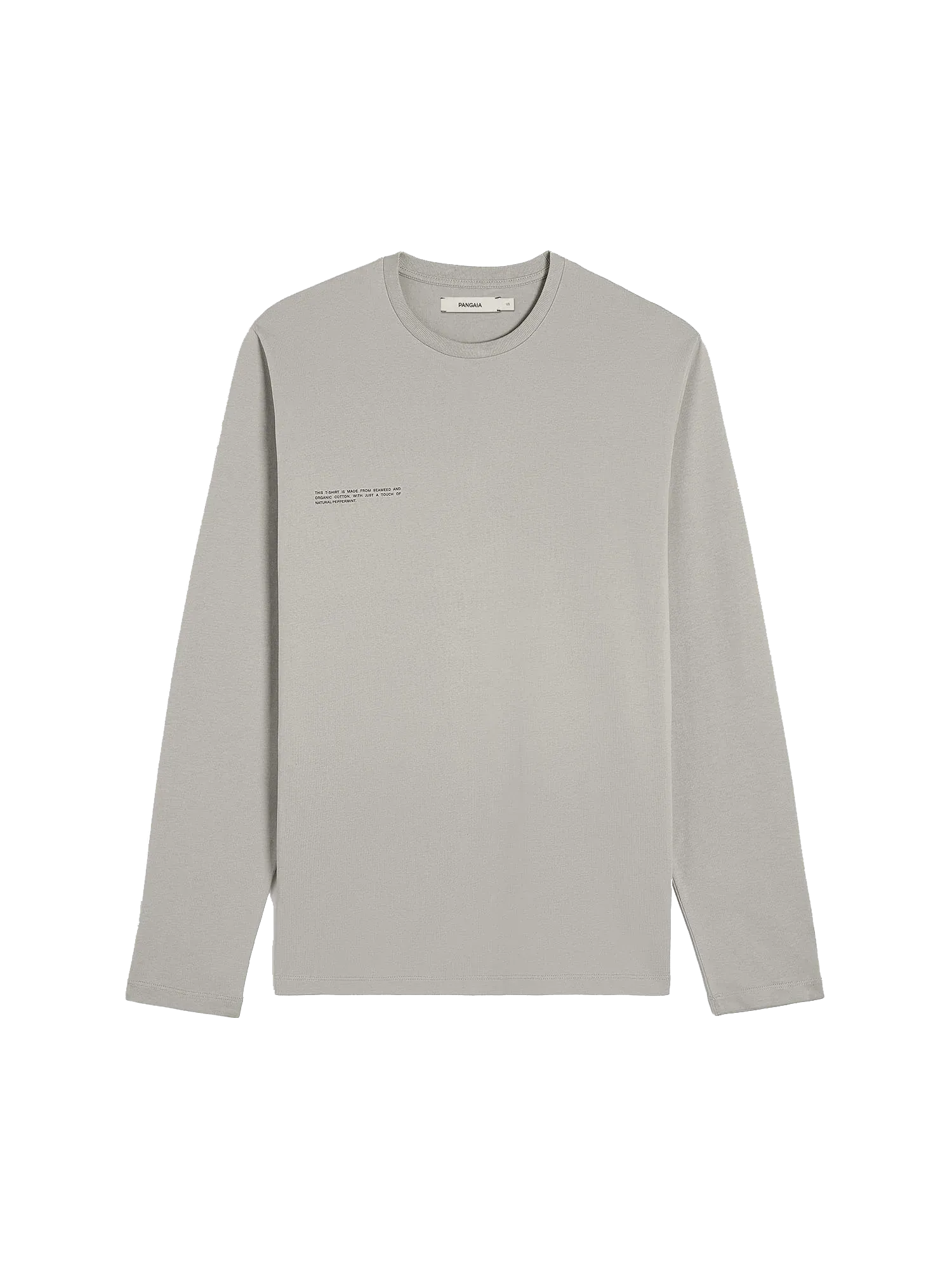 Organic Cotton Long Sleeve T-shirt with C-FIBER™—stone