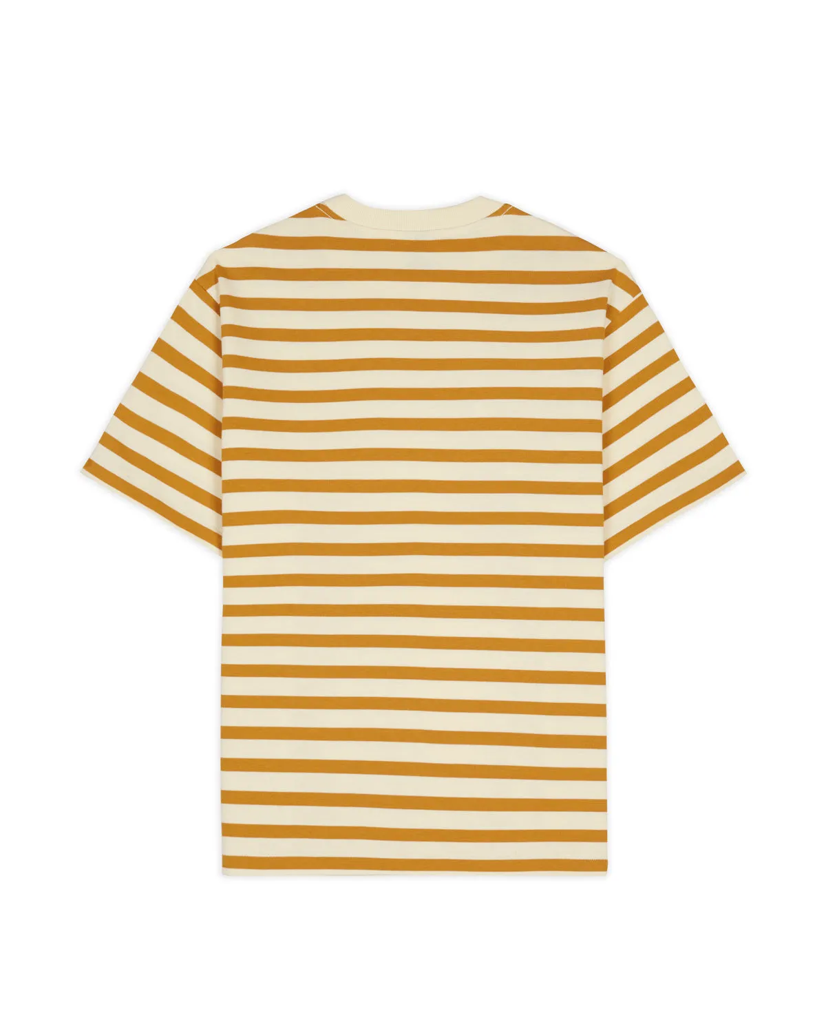 Organic Striped T-shirt - Gold