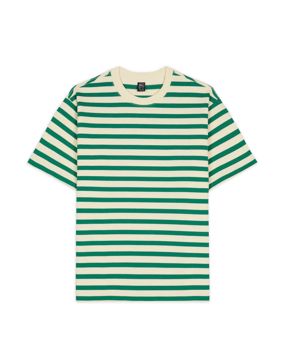 Organic Striped T-shirt - Light Green