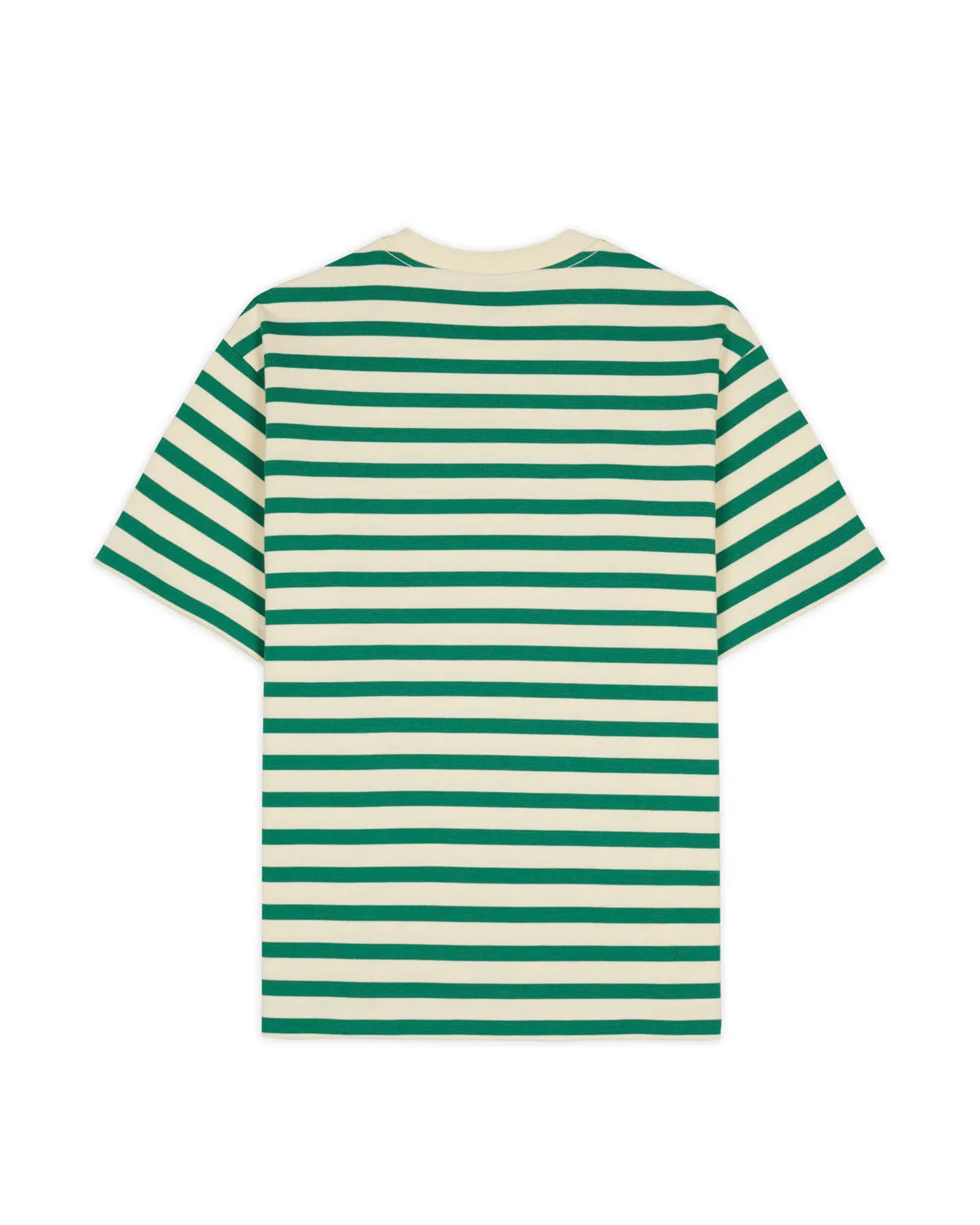 Organic Striped T-shirt - Light Green