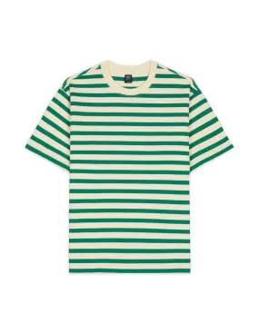 Organic Striped T-shirt - Light Green