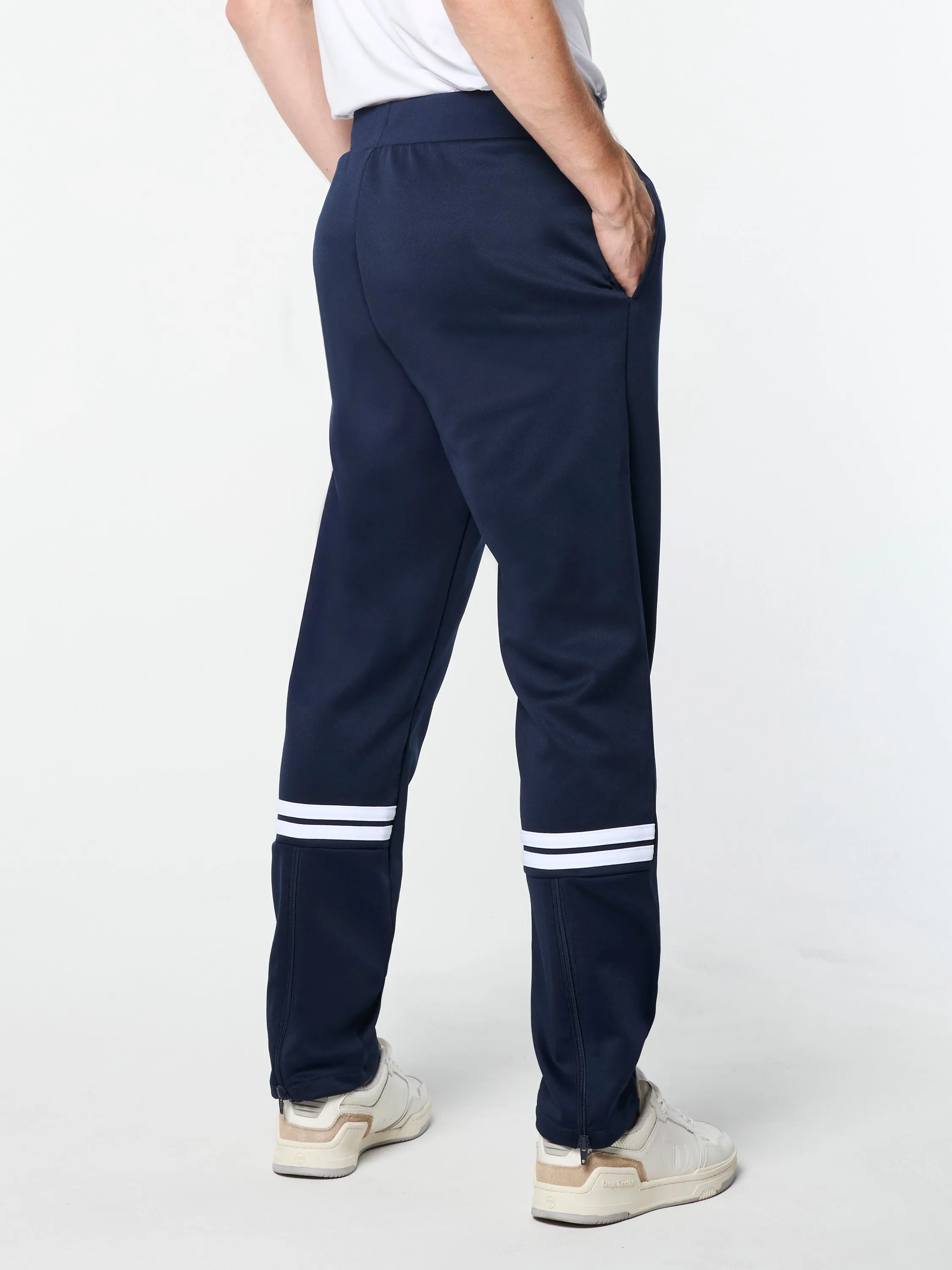 Orion Track Pant- Maritime Blue/ White