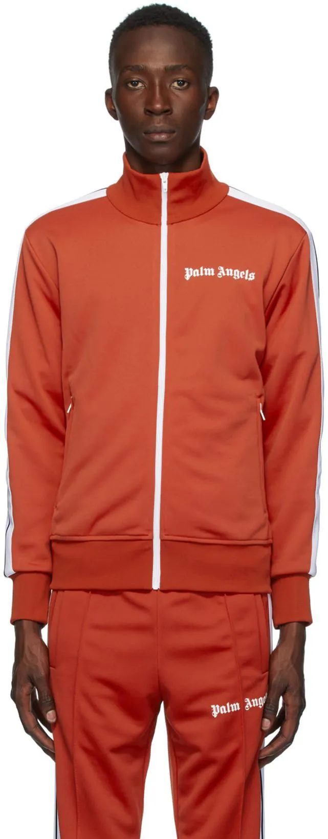 Palm Angels Red Classic Track Jacket