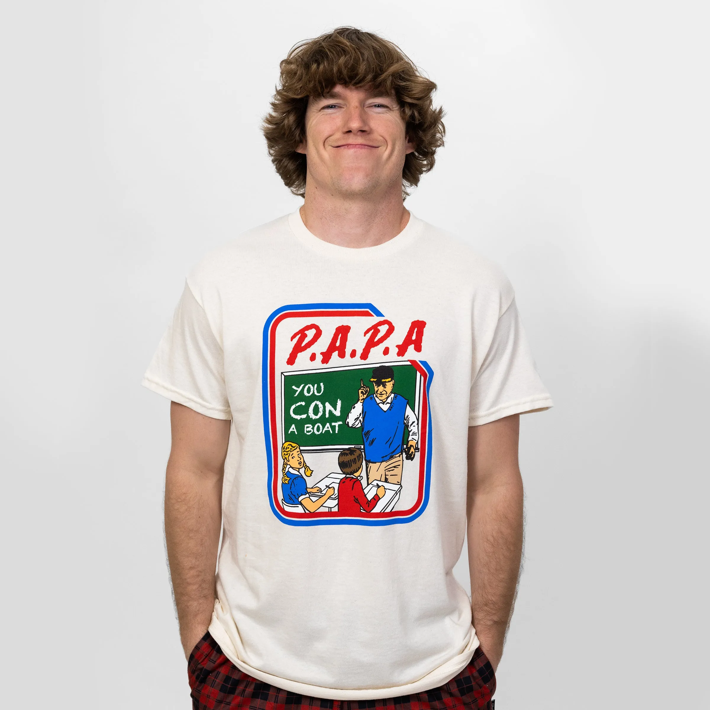 Papa Jim Classroom Natural Tee