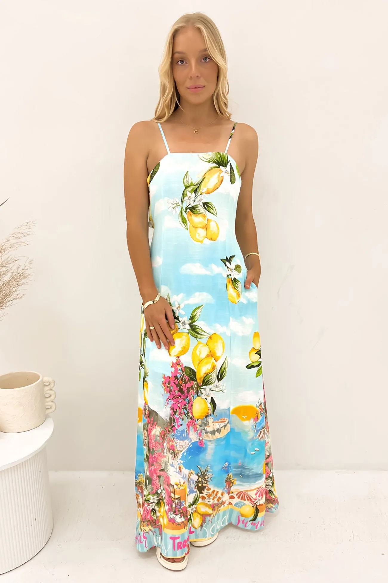 Paris Maxi Dress Lemoncello