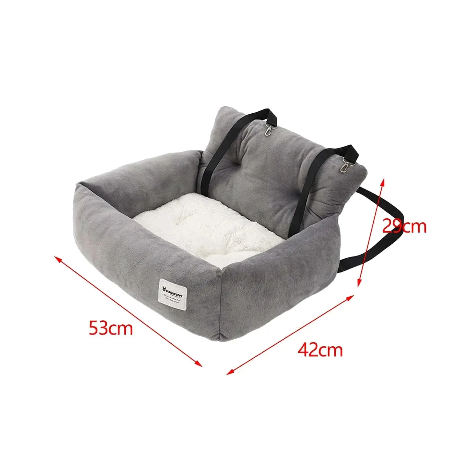 Pet Car Booster Seat Traveling Dog Cat Carrier