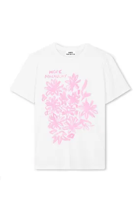 Pink Floral Oversized T-shirt