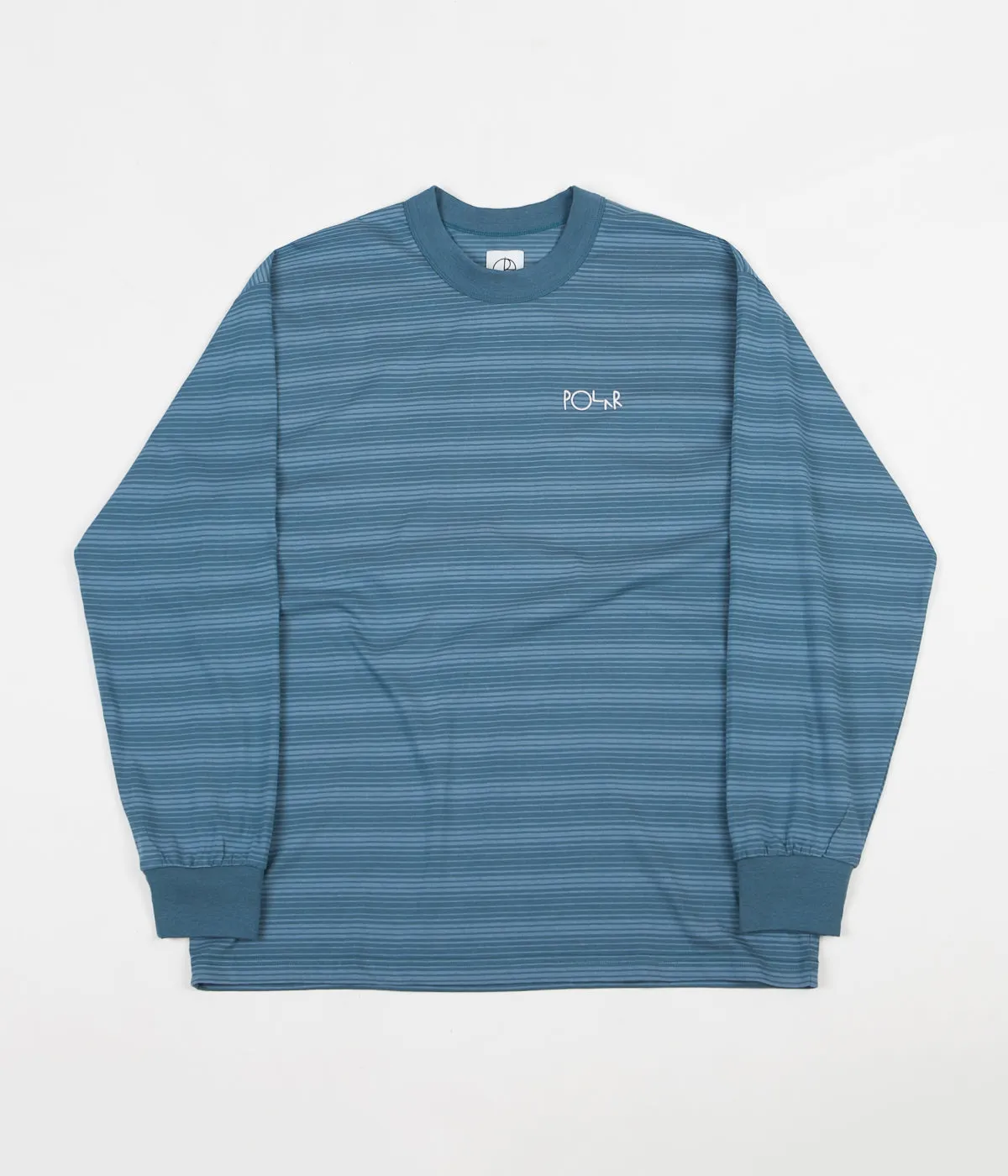 Polar Gradient Long Sleeve T-Shirt - Grey Blue