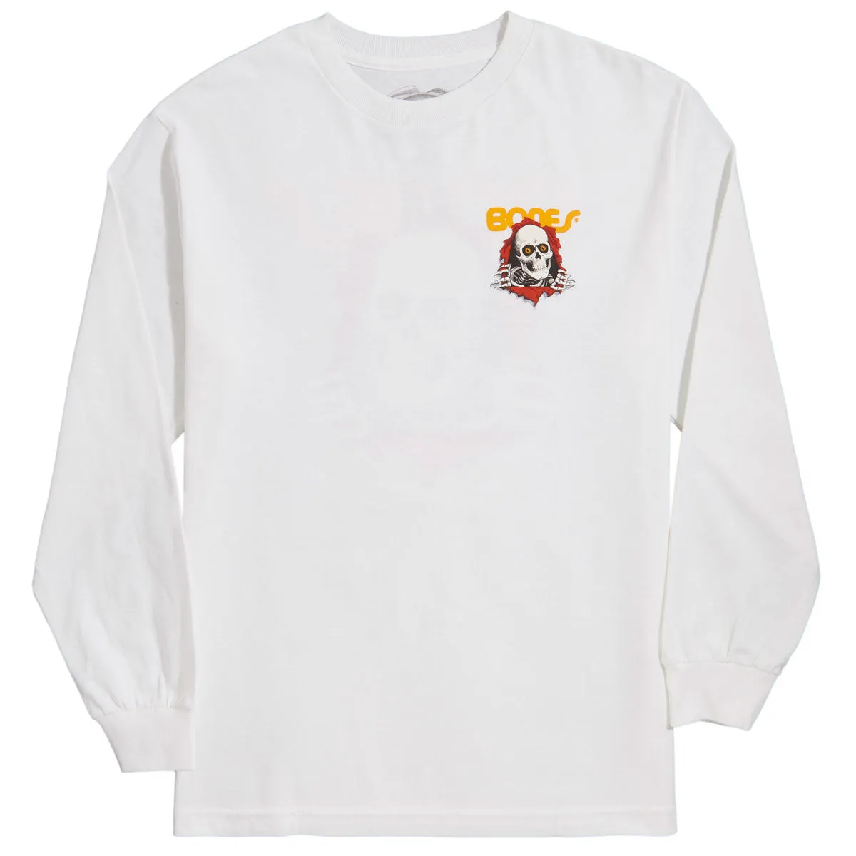 Powell-Peralta Ripper Long Sleeve T-Shirt - White