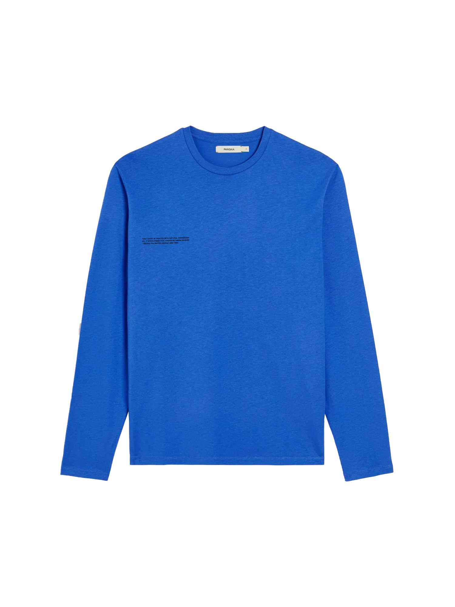 PPRMINT™ Organic Cotton Long Sleeve T-shirt Core—cobalt blue