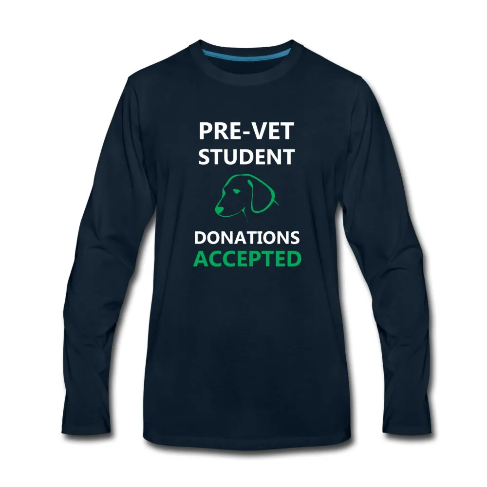 Pre- Vet Student Unisex Premium Long Sleeve T-Shirt