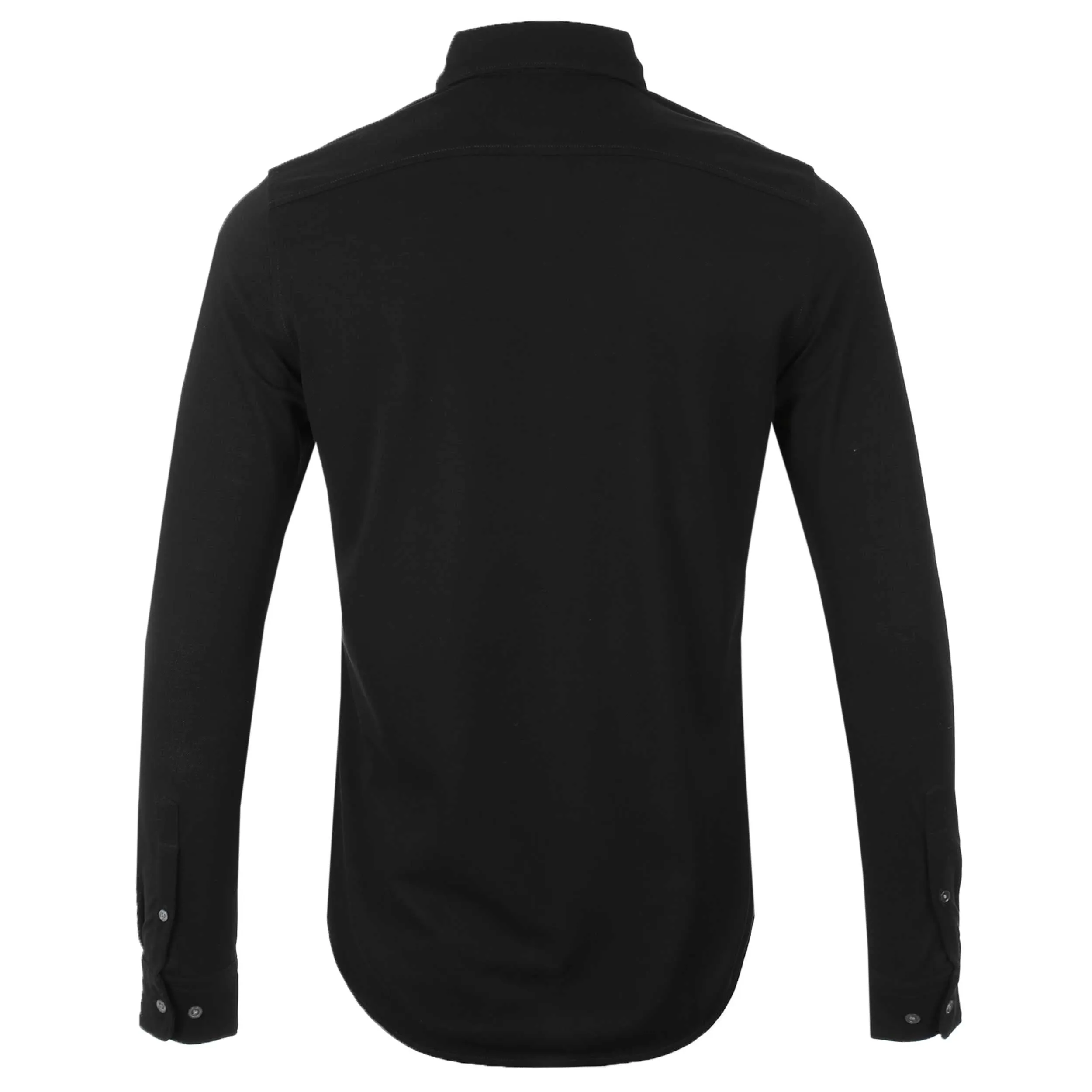 Psycho Bunny Astor Long Sleeve Sport Shirt in Black