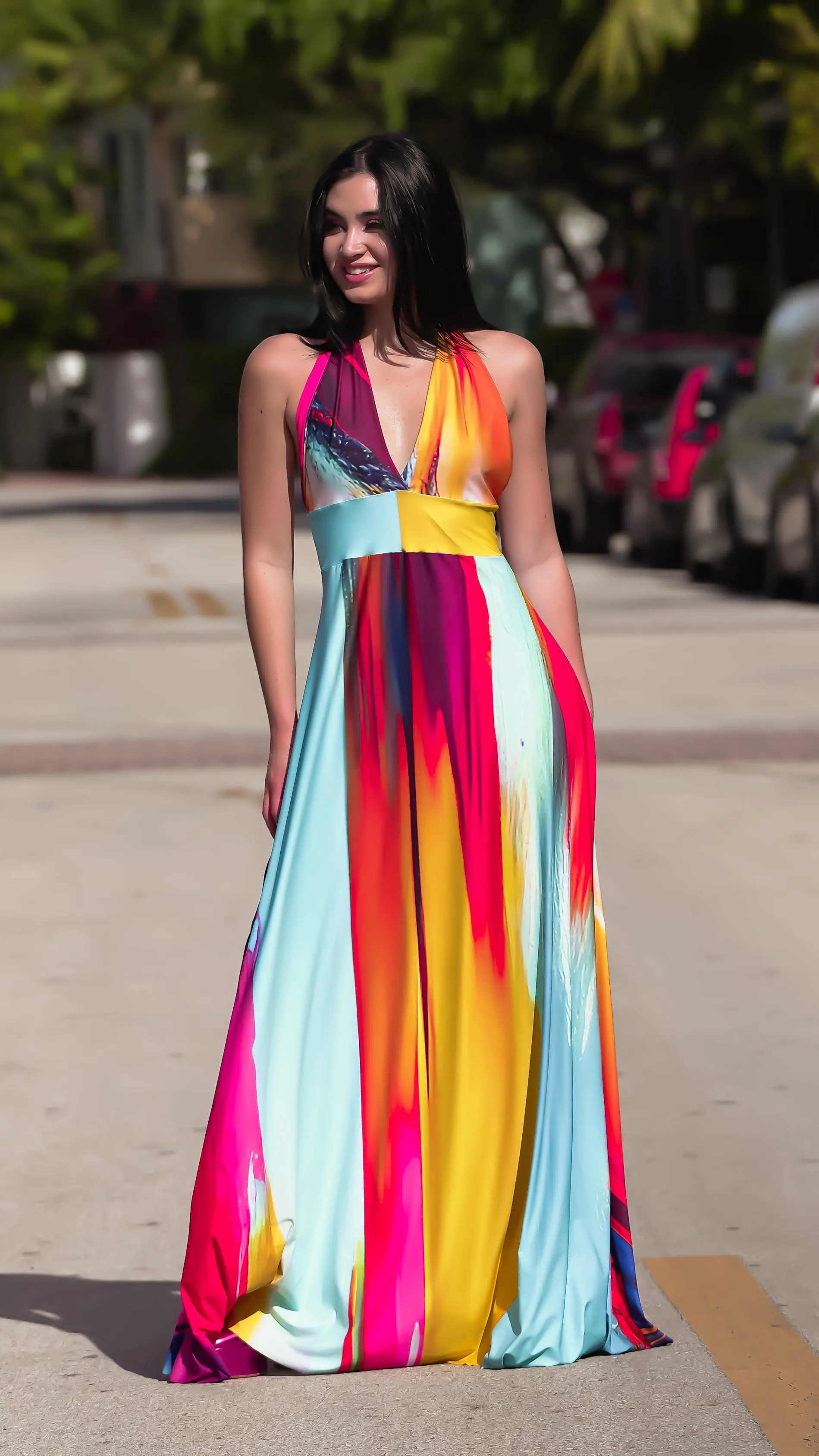 "Around the World" Zola Maxi Dress, Holi