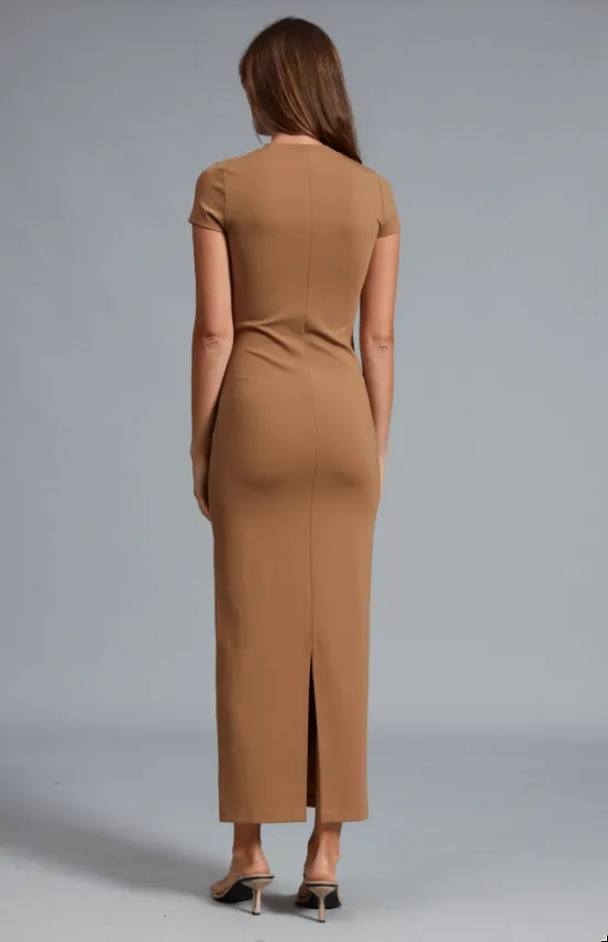 Rag & Bone - Irina Ponte Maxi dress in Khaki