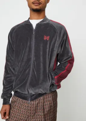 R.C. Track Jacket C/PE Velour