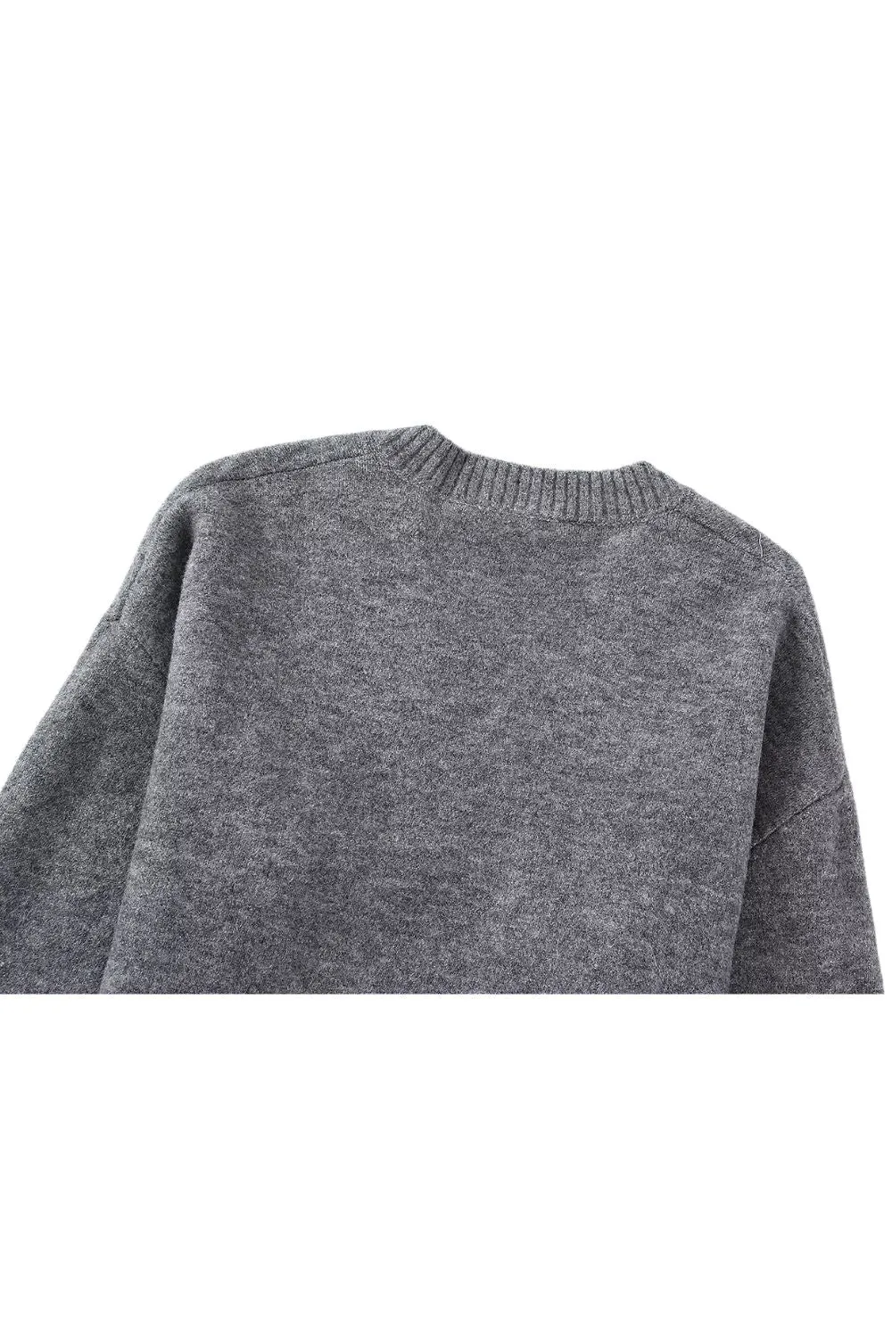 ‘Renata’ Soft V-Neck Long Sleeve Knit Sweater