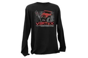 Rough Country T-Shirt - Long Sleeve - Vertex - Black - SM