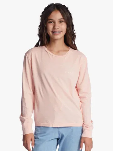 Roxy Roxy Girls Gradient Fade Long Sleeve T-Shirt / Blossom