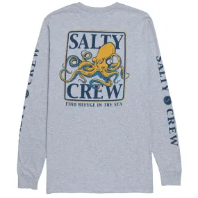 Salty Crew Ink Slinger Classic Long Sleeve T-Shirt - Athletic Heather