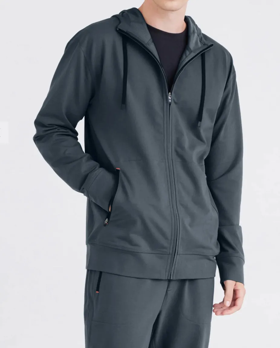 SAXX TRAILZER MID WEIGHT PERFORMANCE FULL ZIP HOODIE