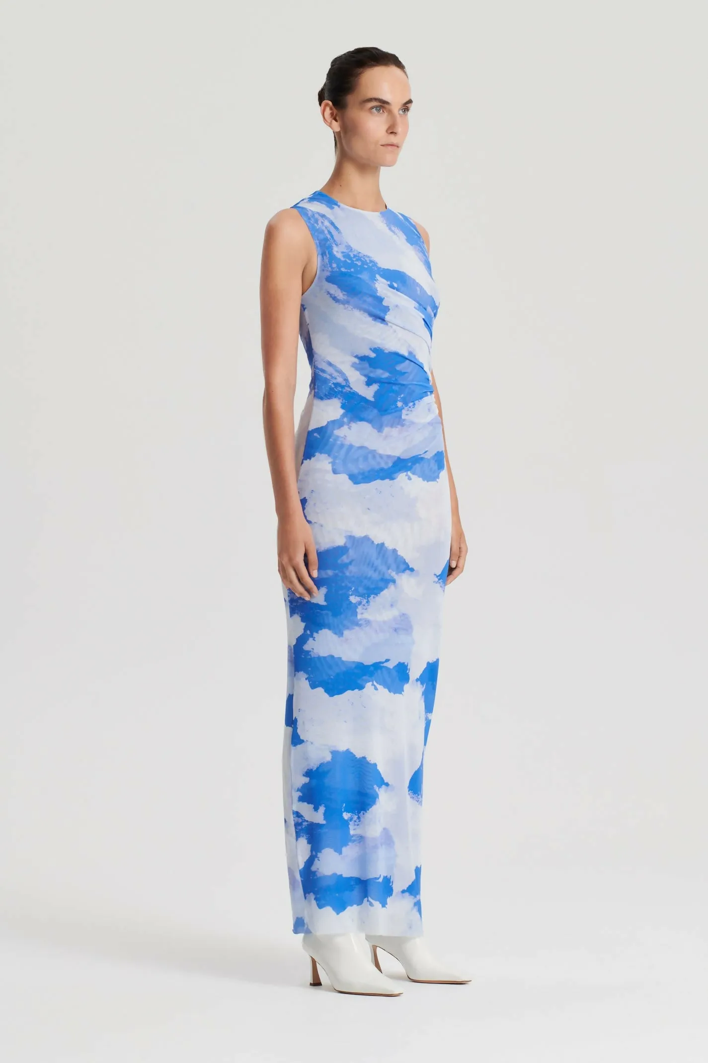 Scanlan Theodore Italian Cloud Print Dress - Sizes 8 & 10