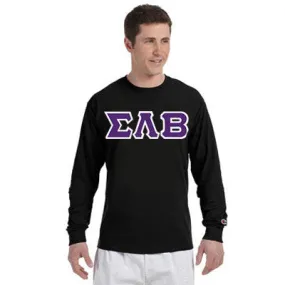 Sigma Lambda Beta Champion Long-Sleeve Tee - Champion CC8C - TWILL