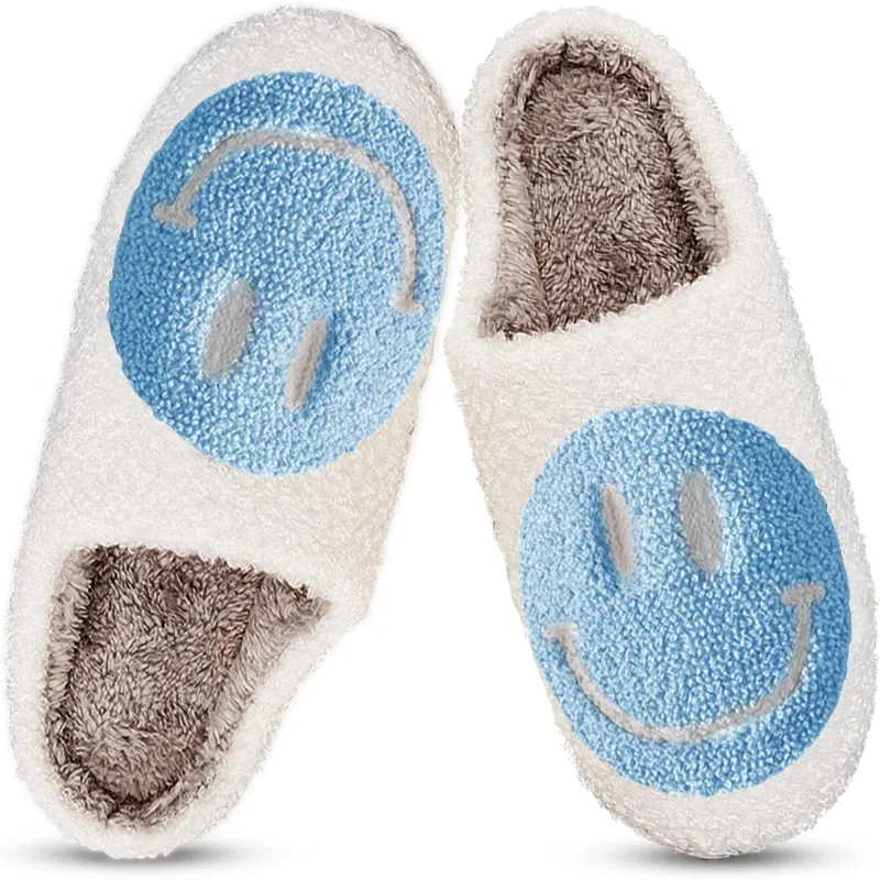 Smile Printed Slippers For Indoor And Outdoor Wear