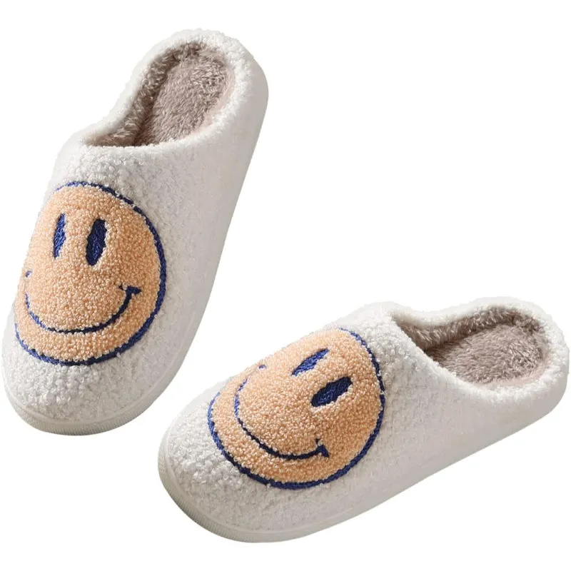 Smile Printed Slippers For Indoor And Outdoor Wear