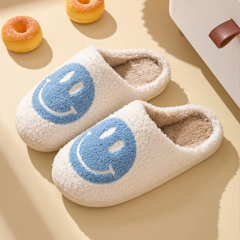 Smile Printed Slippers For Indoor And Outdoor Wear