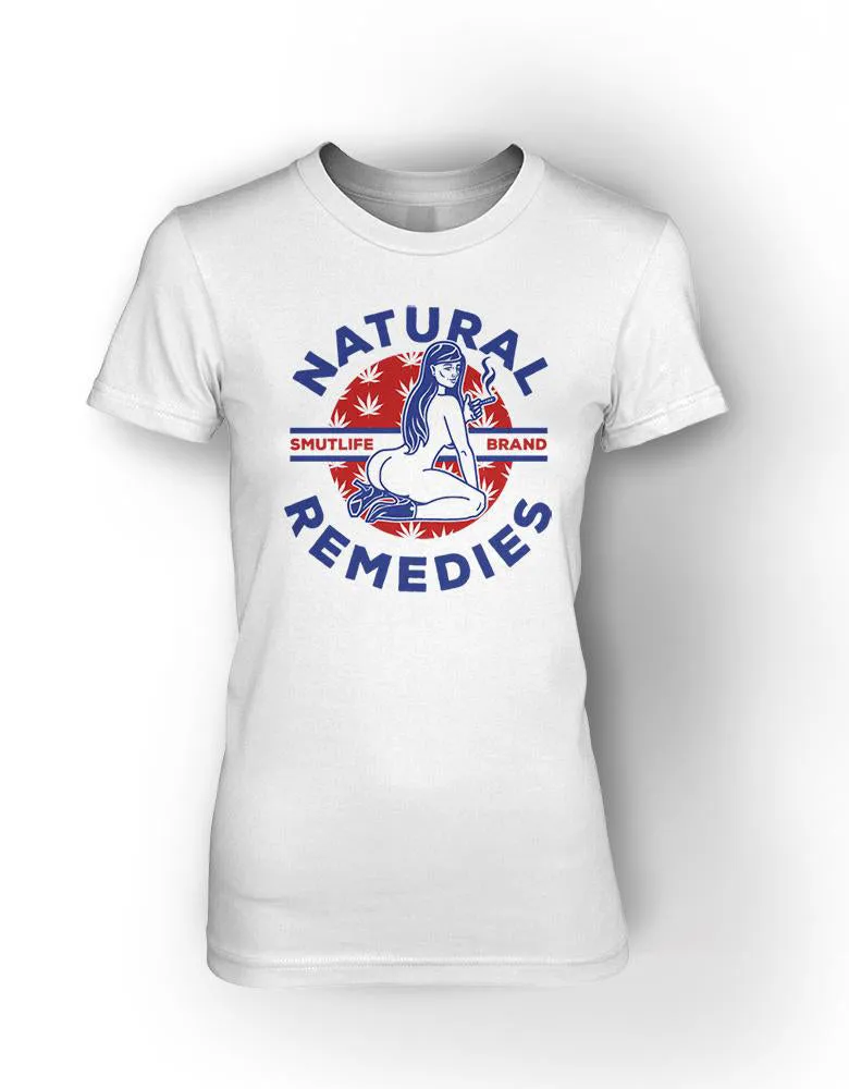 SMUTLIFE Natural Remedies Boyfriend T-shirt for Women