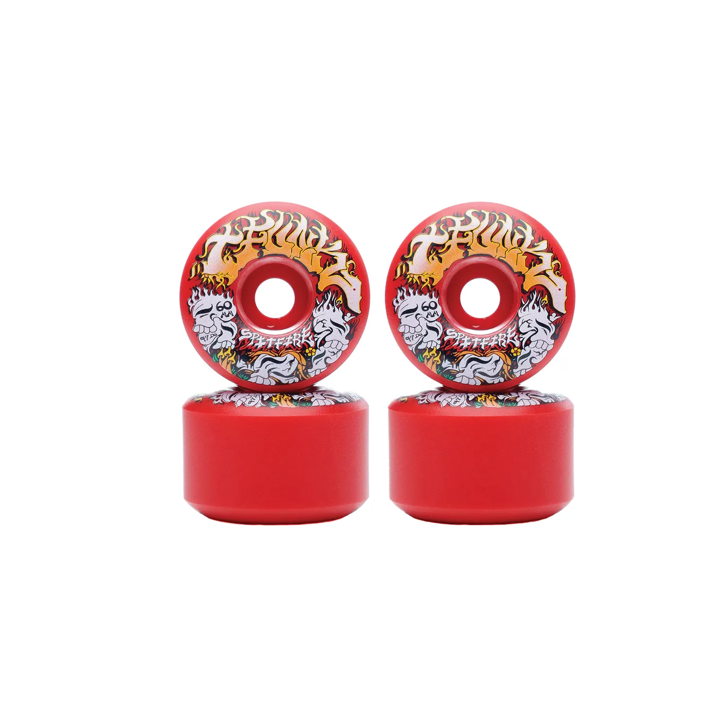 SPITFIRE WHEELS FORMULA FOUR RADIAL FULL T-FUNK SAVIE 97D RED (60MM)