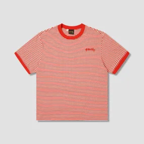 Stan Ray Ringer T-Shirt - Red / Natural Stripe