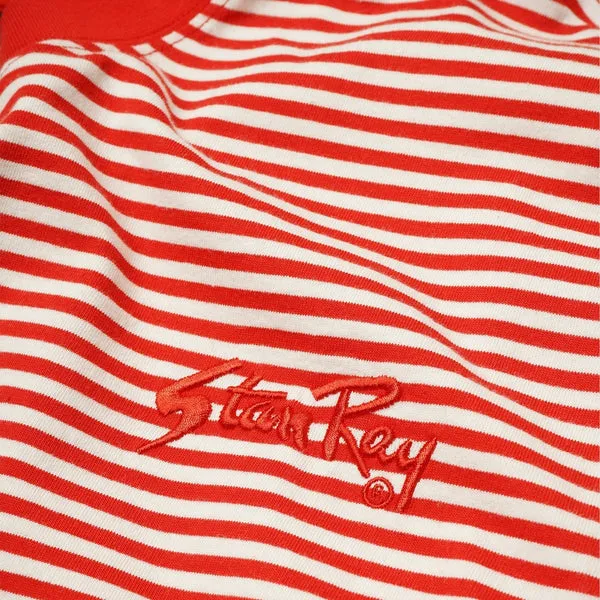 Stan Ray Ringer T-Shirt - Red / Natural Stripe