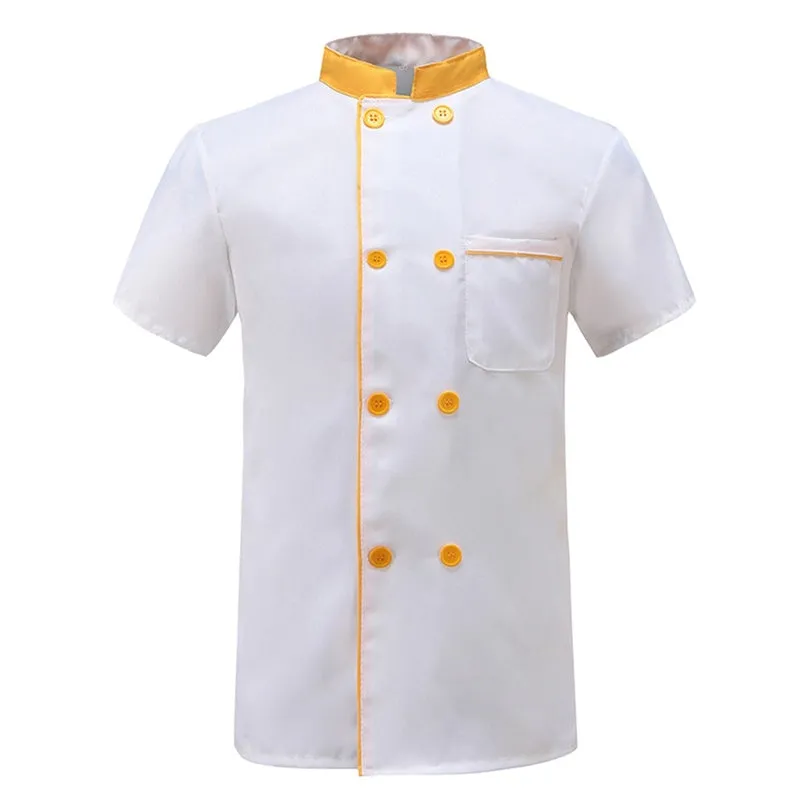 Summer Men's Chinese Chef Clothes Short Sleeve