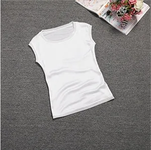 Summer women t shirt Chinese silk 2017 tops tees women clothing chiffon  o-neck fashion women's T-shirts for short sleeve  048