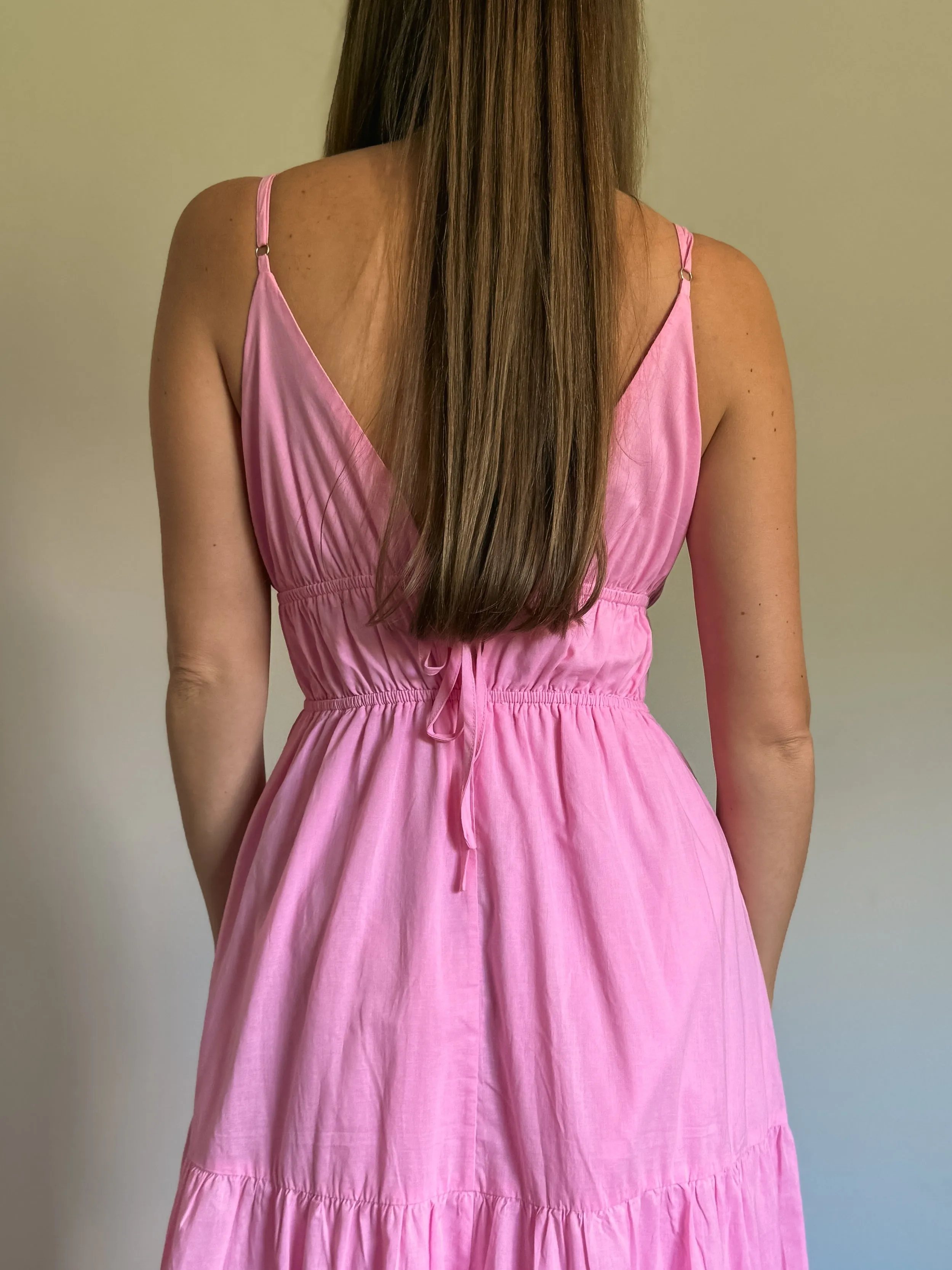 Sun-kissed Pink Maxi Dress