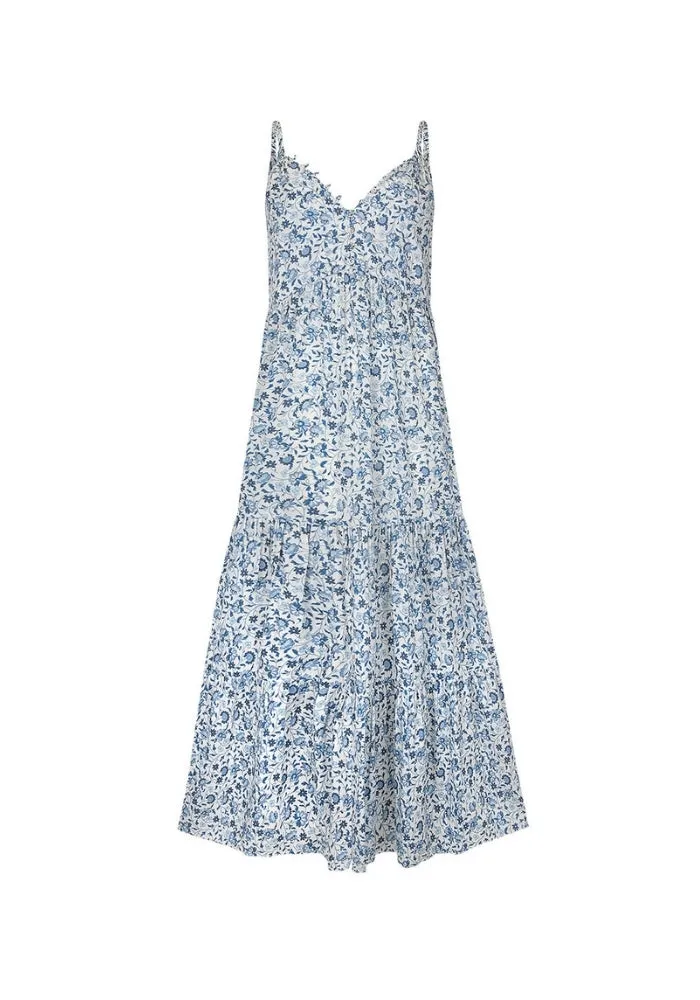 Sunshine Bandit Strappy Gown - Chambray