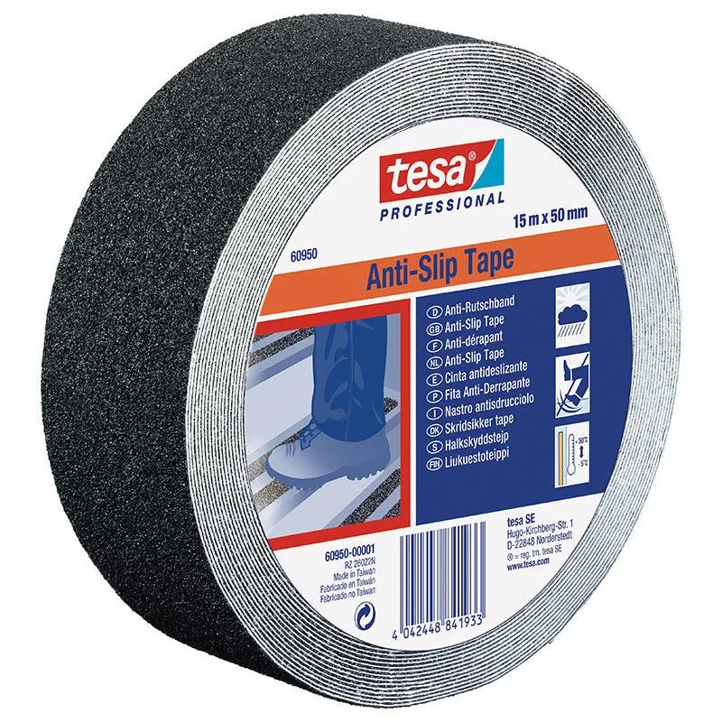 TESA Anti Slip Tape Professional 15m x 25mm Black