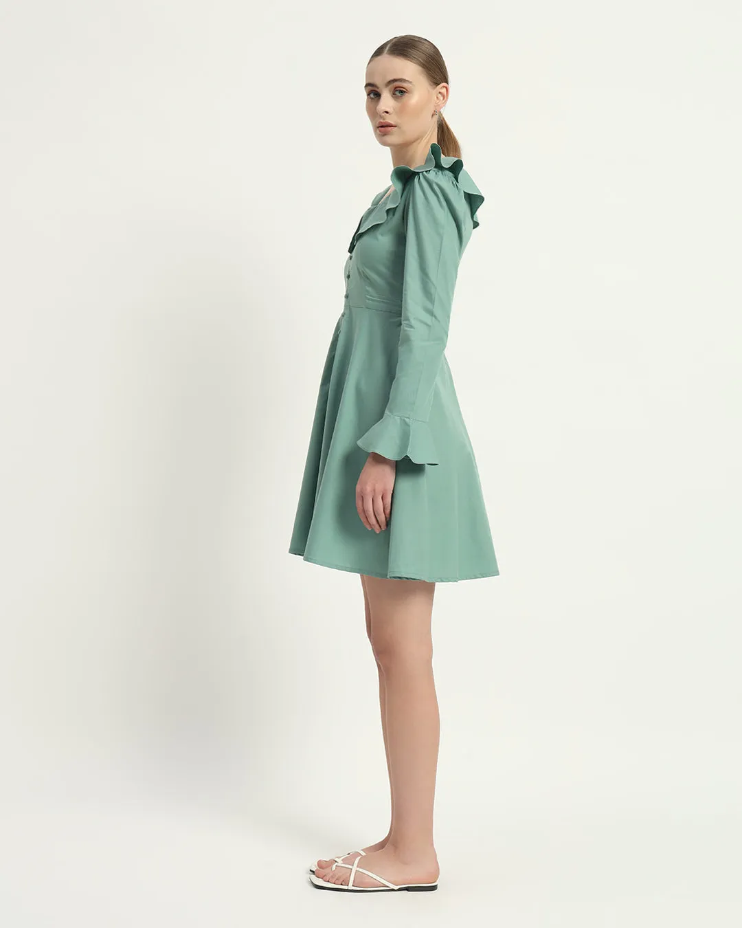 The Fredonia Mint Cotton Dress