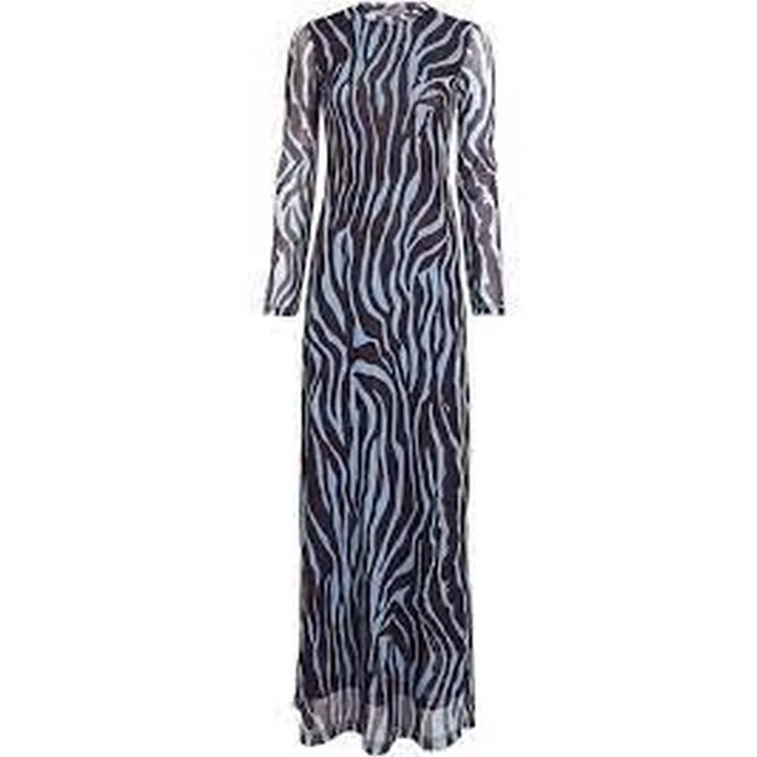 Tjw Zebra Maxi Knit Dress