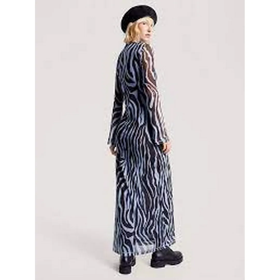 Tjw Zebra Maxi Knit Dress