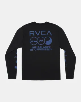 Tri Balance Long Sleeve Tee - Black