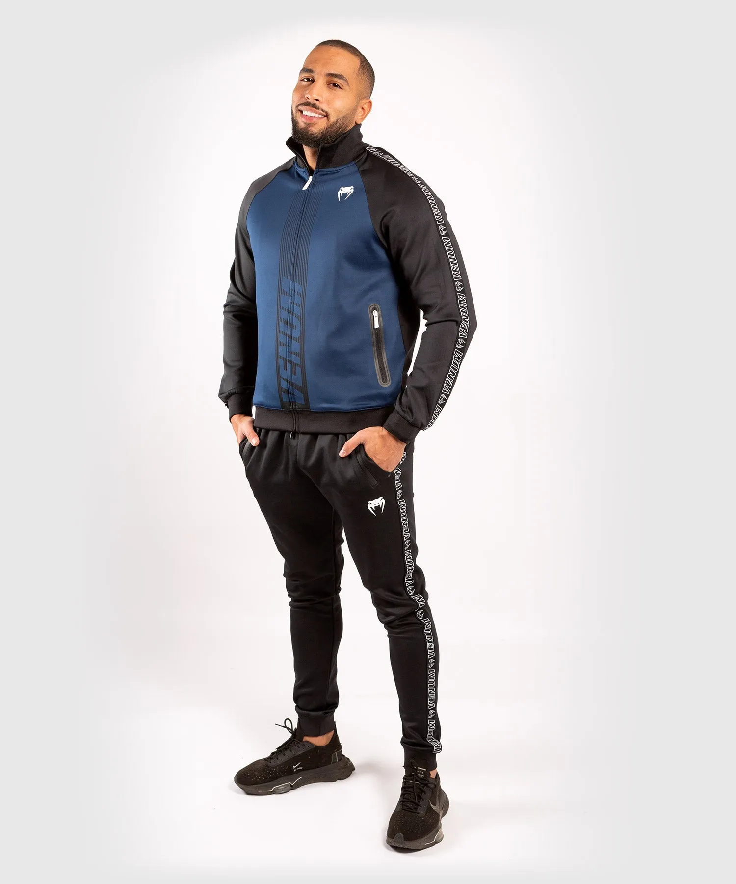 Venum Club 212 Track Jacket – Navy Blue/Black