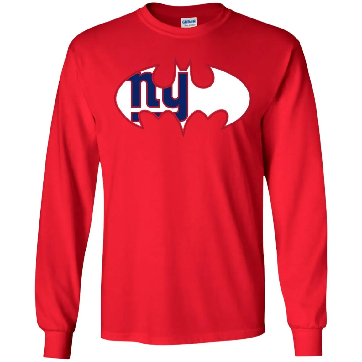 We Are The New York Giants Batman Nfl Mashup Men Long Sleeve Shirt