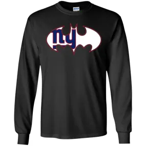 We Are The New York Giants Batman Nfl Mashup Men Long Sleeve Shirt