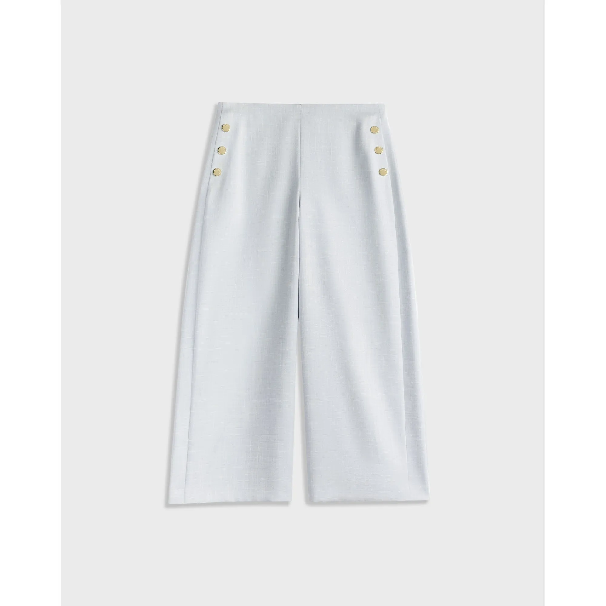 Women Peliatt-Hardware Detailed Culottes - Light-Blue