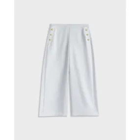 Women Peliatt-Hardware Detailed Culottes - Light-Blue