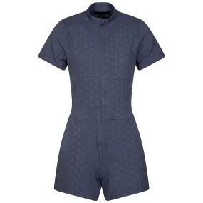 Womens Wolf Links Jacquard Dani Romper Vintage Indigo - SU24