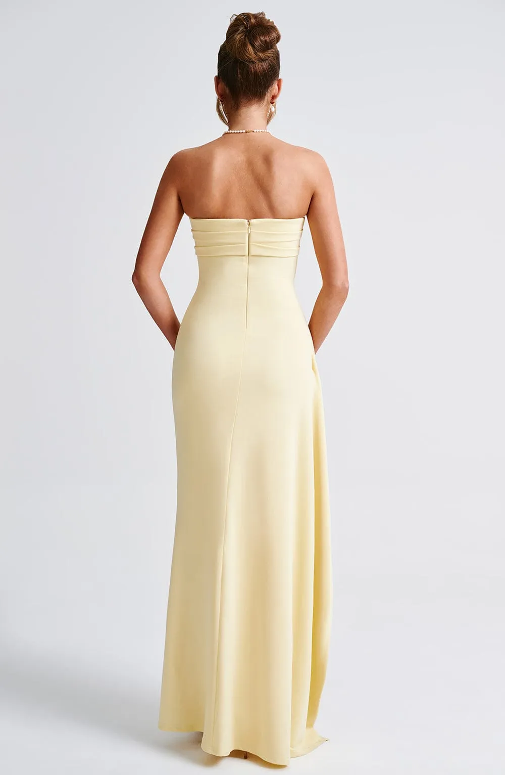 Zafira Maxi Dress - Lemon